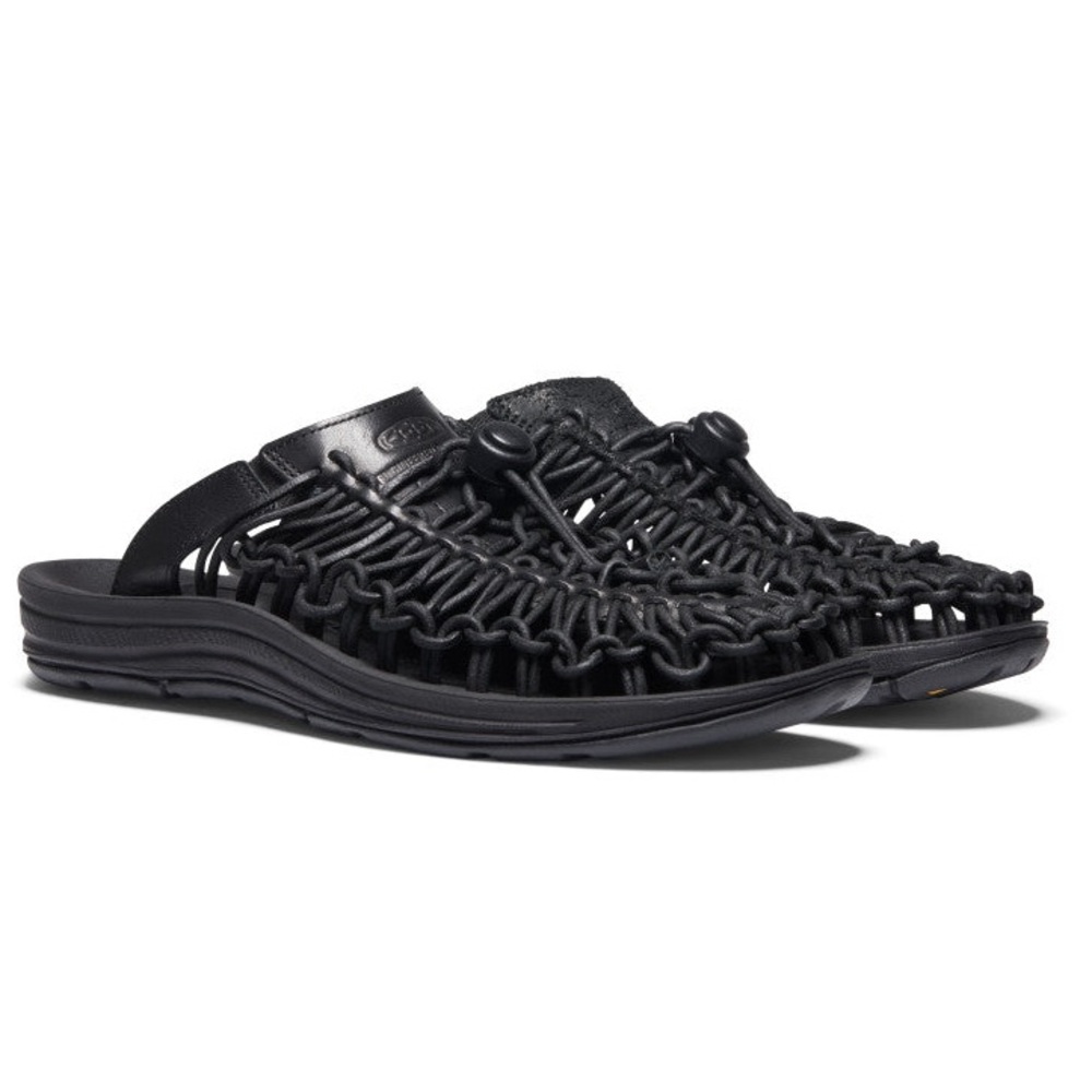 💙💙💙 Keen  UNEEK Premium Leather Black Slide size 8 💙💙💙 - Picture 4 of 7